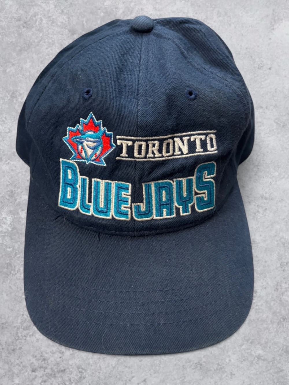 Vintage Toronto Blue Jays MLB The Home Game Navy Strapback Hat